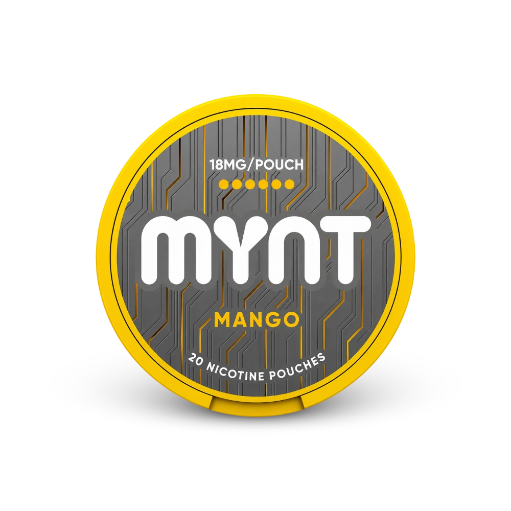 MYNT Mango Slim Strong – lata de sachês de nicotina