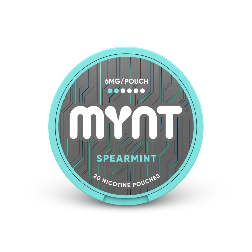 MYNT Spearmint Slim Regular – lata de sachês de nicotina