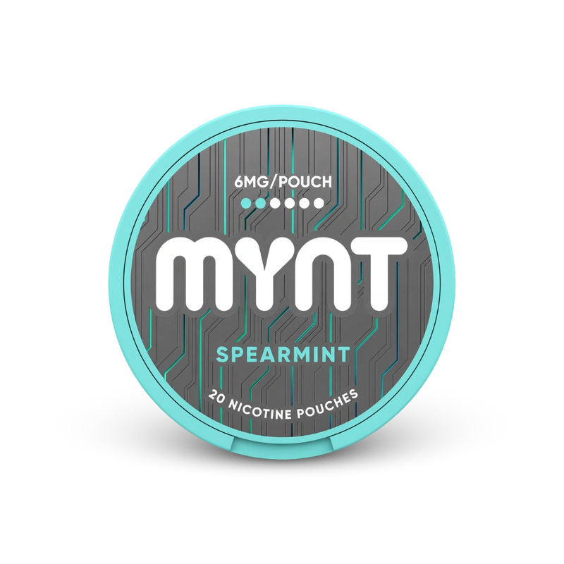 MYNT Spearmint Slim Regular – lata de sachês de nicotina