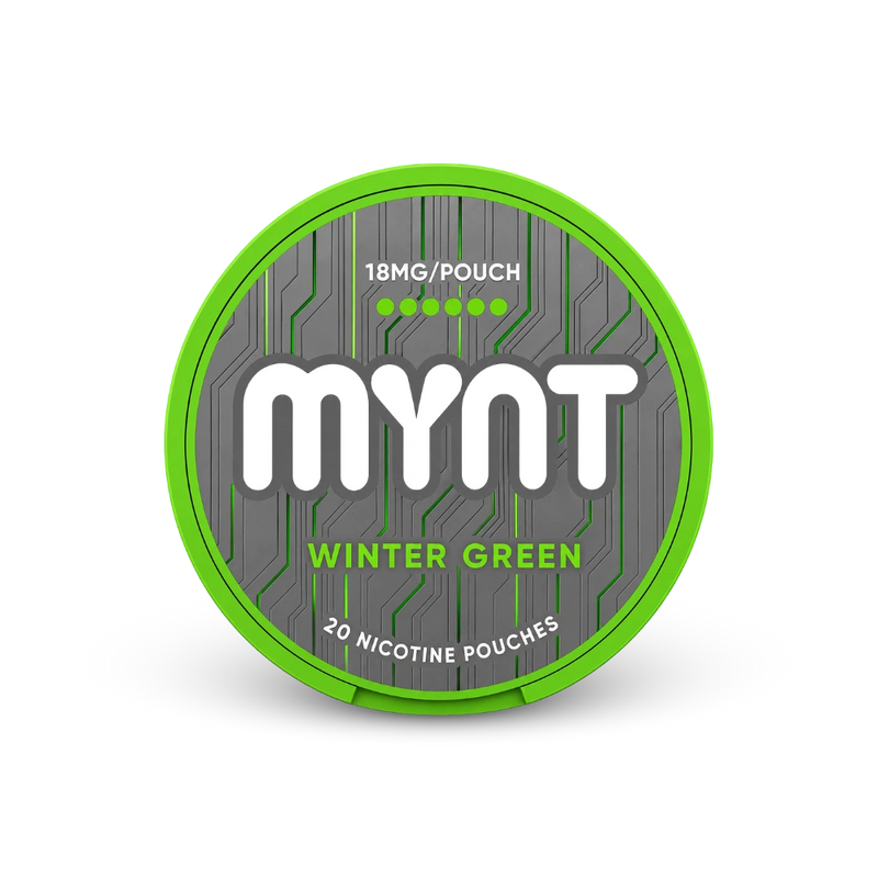 MYNT Winter Green Strong – lata de sachês de nicotina
