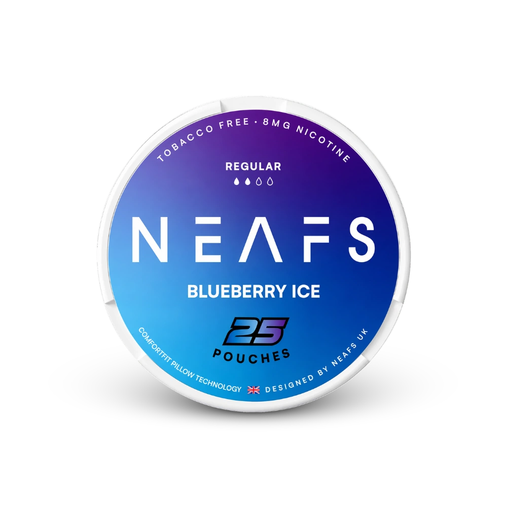 NEAFS Blueberry Ice Regular – lata de sachês de nicotina
