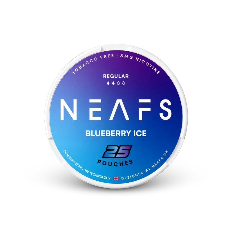 NEAFS Blueberry Ice Regular – lata de sachês de nicotina