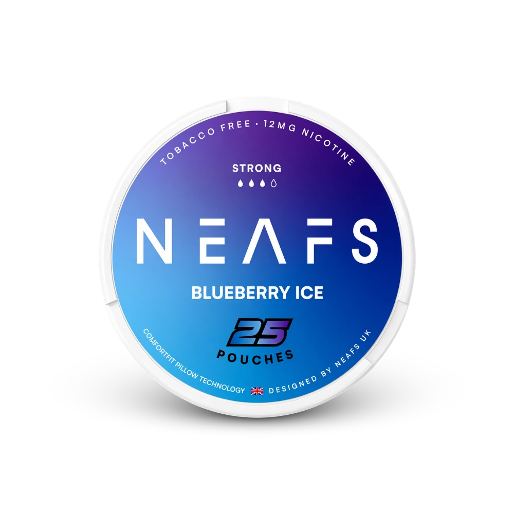 NEAFS Blueberry Ice Strong – lata de sachês de nicotina