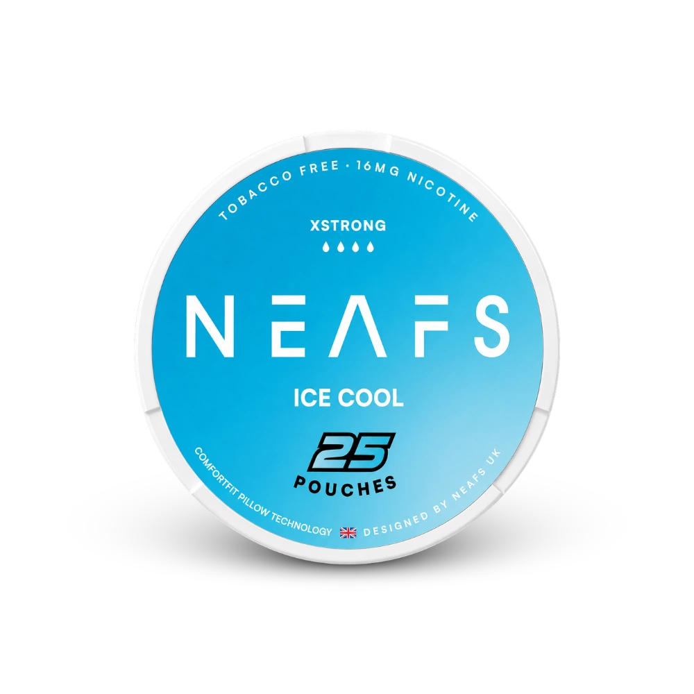 NEAFS Ice Cool Extra Strong – lata de saquinhos de nicotina