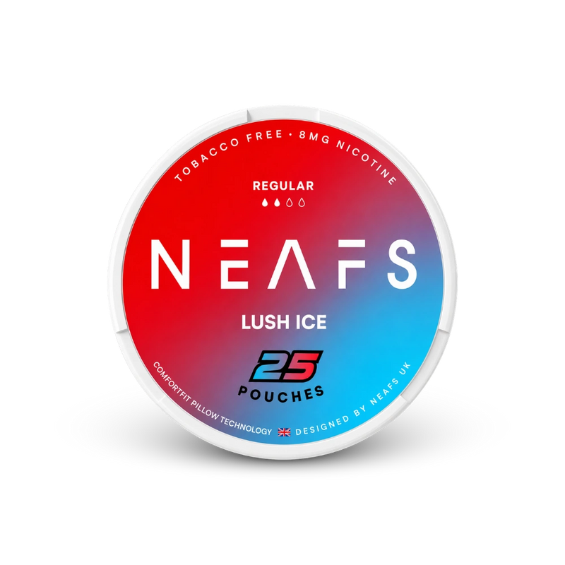 NEAFS Lush Ice Regular – lata de sachês de nicotina