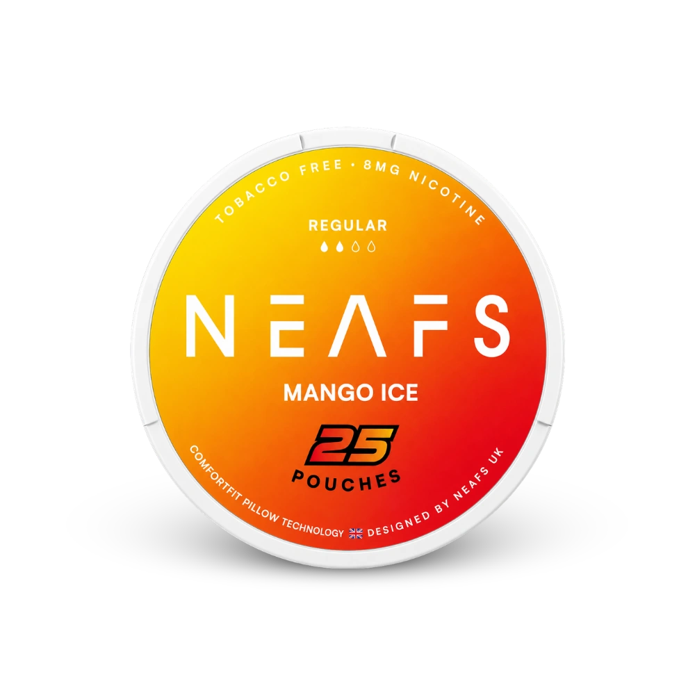 NEAFS Mango Ice Regular – lata de sachês de nicotina