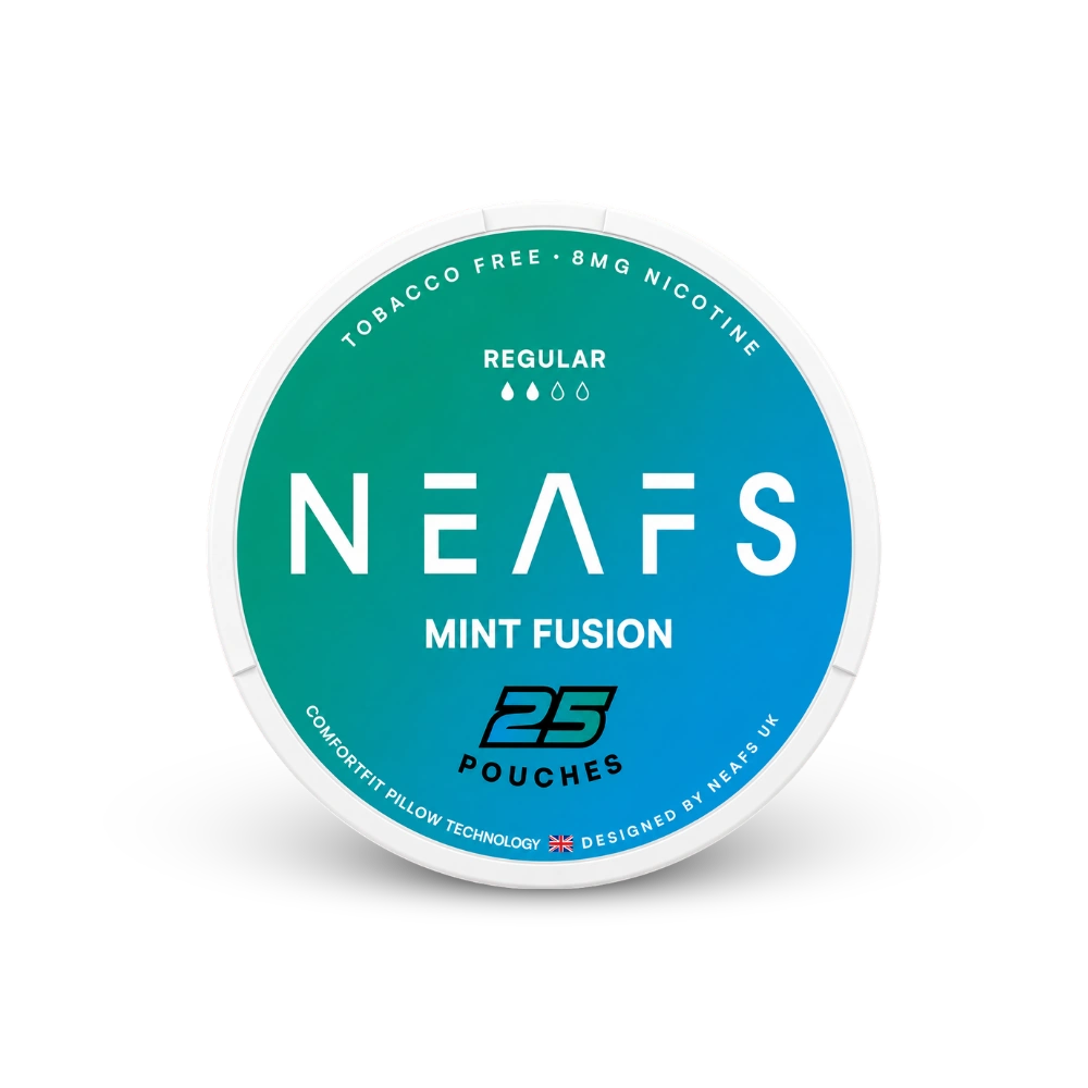 NEAFS Mint Fusion Regular – lata de saquinhos de nicotina