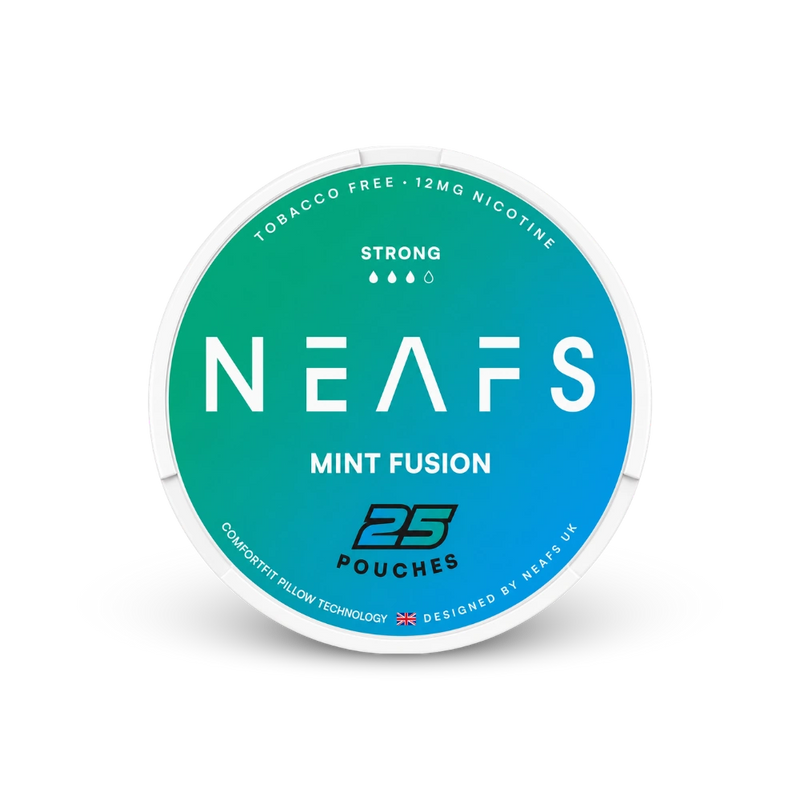 NEAFS Mint Fusion Strong – lata de saquinhos de nicotina