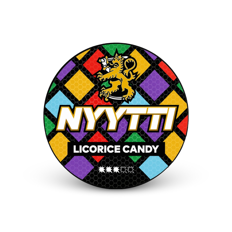 Nyytti Liquorice Candy – lata de saquinhos de nicotina