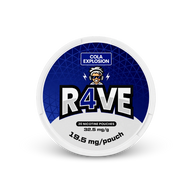 RAVE Cola Explosion 32.5mg – lata de saquinhos de nicotina