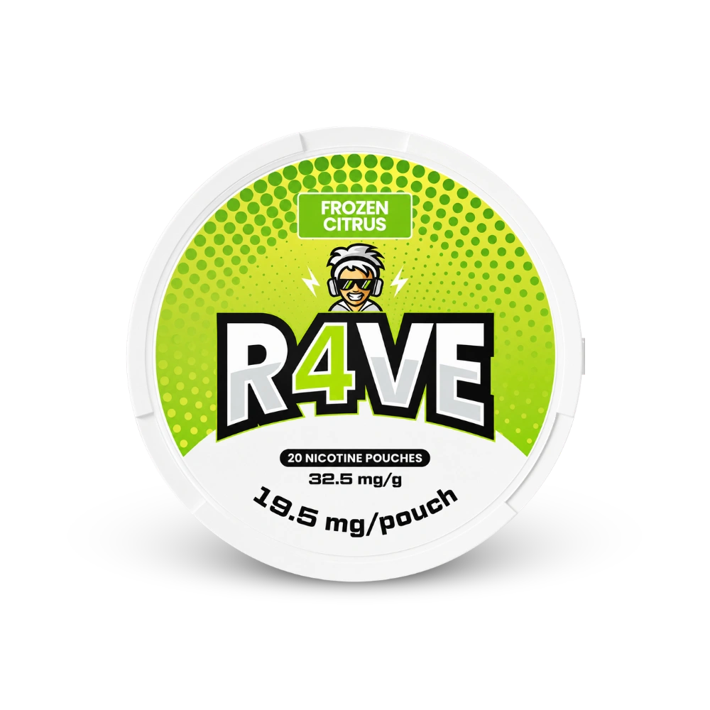 RAVE Frozen Citrus 32.5mg – lata de bolsas de nicotina