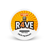 RAVE La Passion Fruit 32.5mg – lata de sachês de nicotina