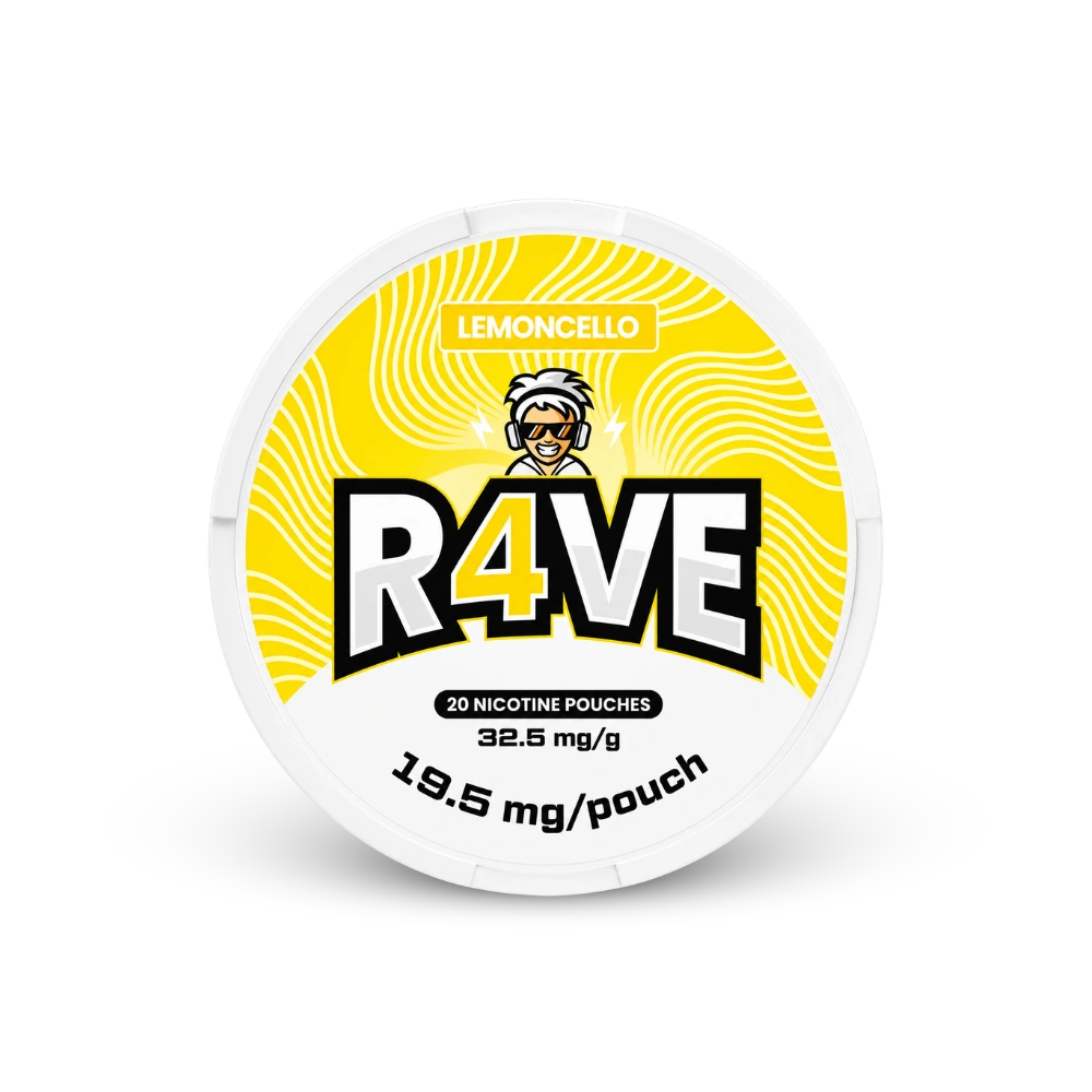 RAVE Lemoncello 32,5mg – lata de sachês de nicotina