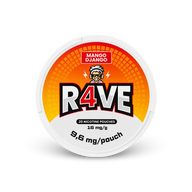 RAVE Mango Django 16MG – lata de saquinhos de nicotina
