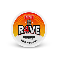 RAVE Mango Django 32,5mg – lata de sachês de nicotina