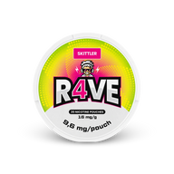 RAVE Skittler 16mg – lata de bolsas de nicotina