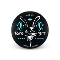 RaBBiT Blue Ice X-Strong – lata de saquinhos de nicotina
