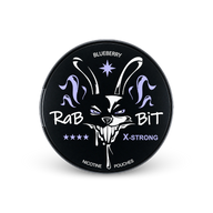 RaBBiT Blueberry X-Strong – lata de sachês de nicotina