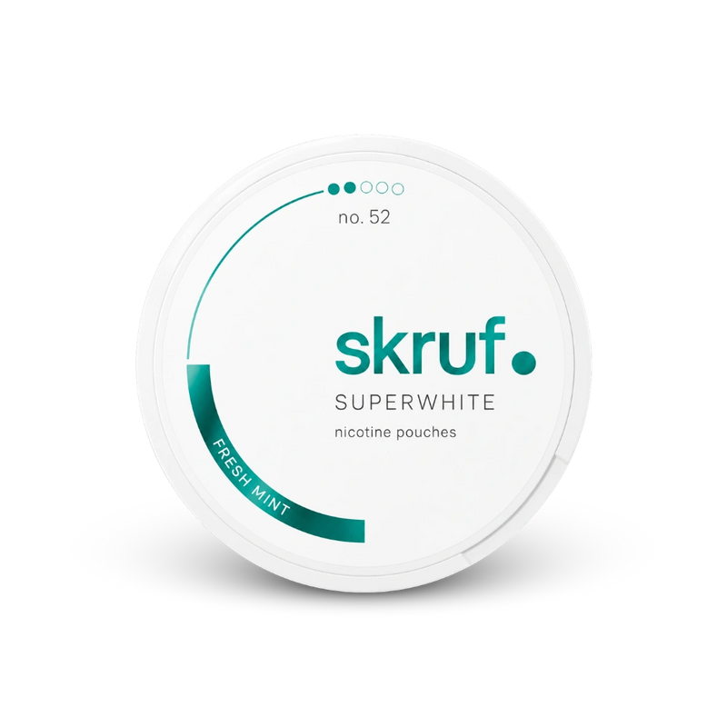 SKRUF Fresh Mint S2 – lata de sachês de nicotina