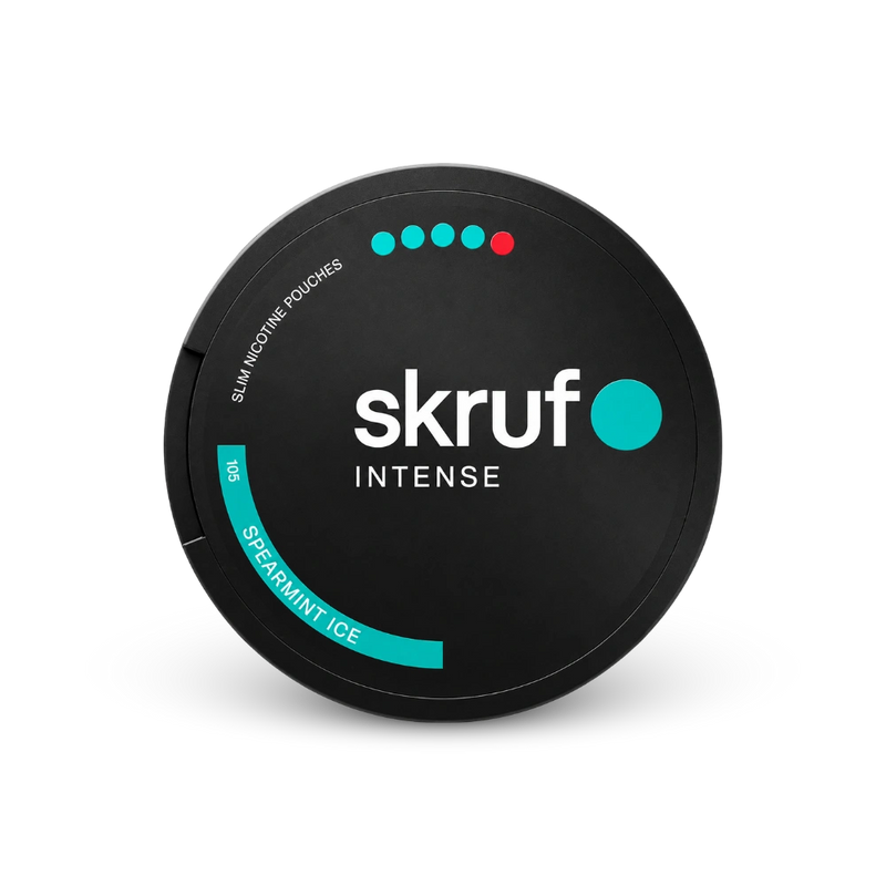 SKRUF Intense Spearmint Ice S4 – lata de saquinhos de nicotina