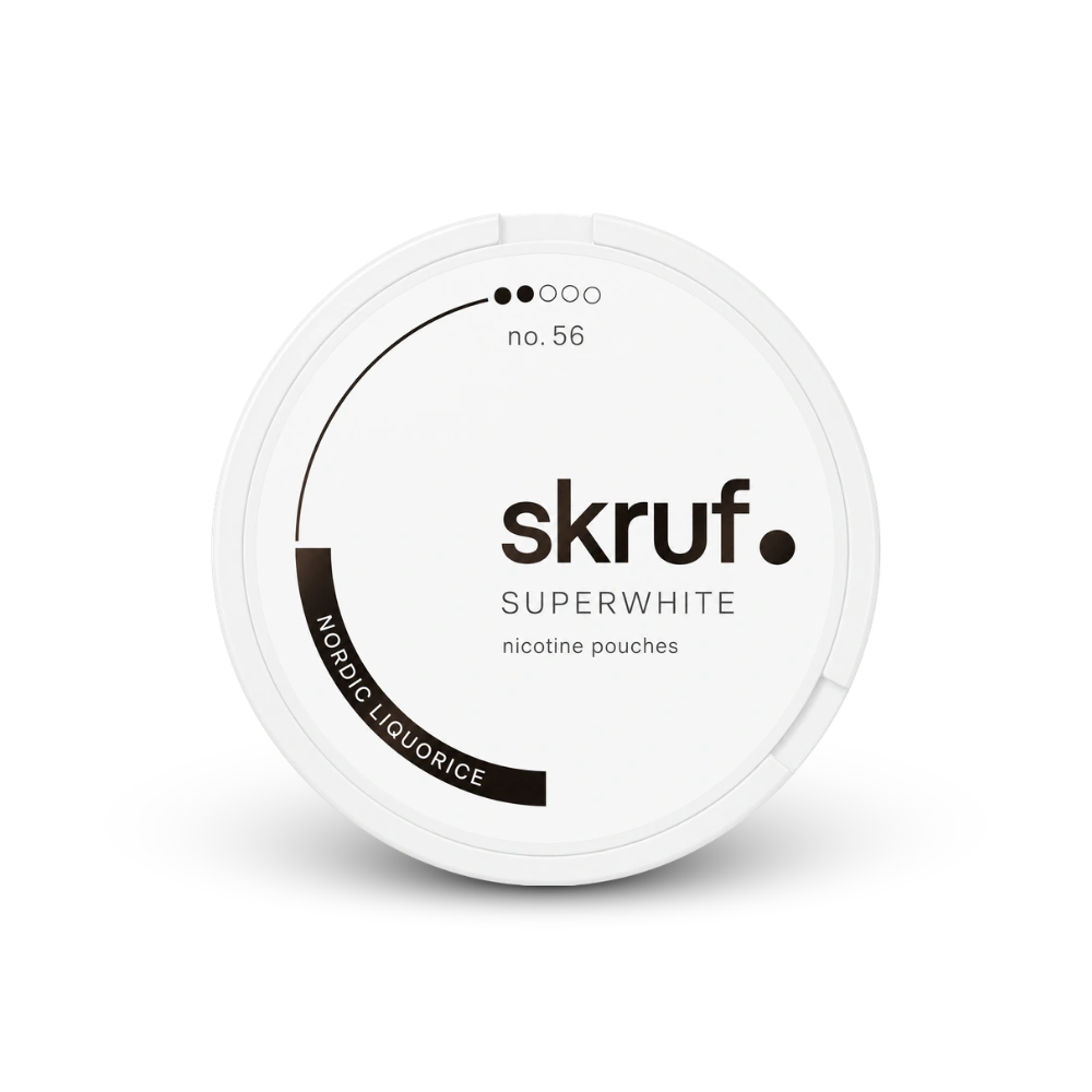 SKRUF Nordic Liqourice S2 – lata de sachês de nicotina
