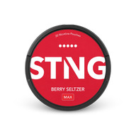 STNG Berry Seltzer MAX – lata de sachês de nicotina