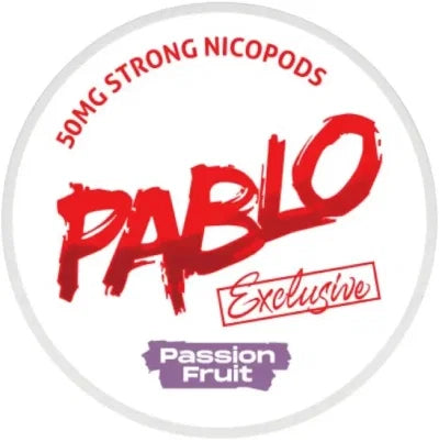 PABLO Exclusive Passion Fruit Strong – lata de sachês de nicotina
