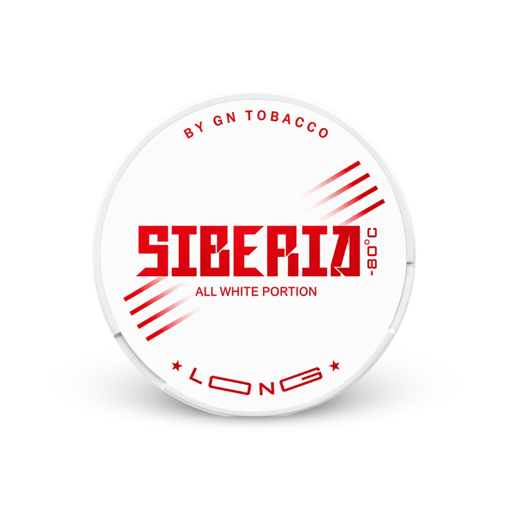 Siberia Long Portion – lata de sachês de nicotina