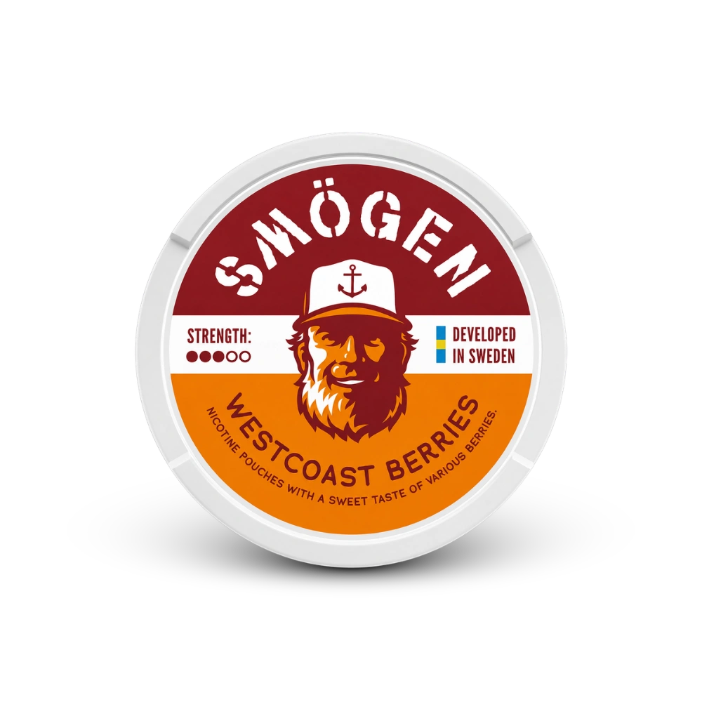 Smögen Westcoast Berries – lata de almofadinhas de nicotina