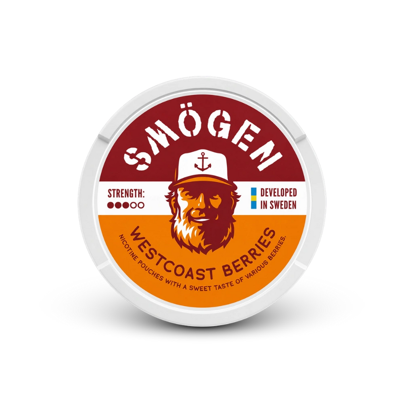 Smögen Westcoast Berries – lata de almofadinhas de nicotina
