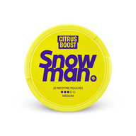 Snowman Citrus Boost 9mg – lata de sachês de nicotina