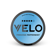 VELO Freezing Peppermint Ultra – lata de bolsas de nicotina
