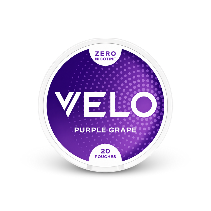 VELO Purple Grape Zero – lata de sachês de nicotina