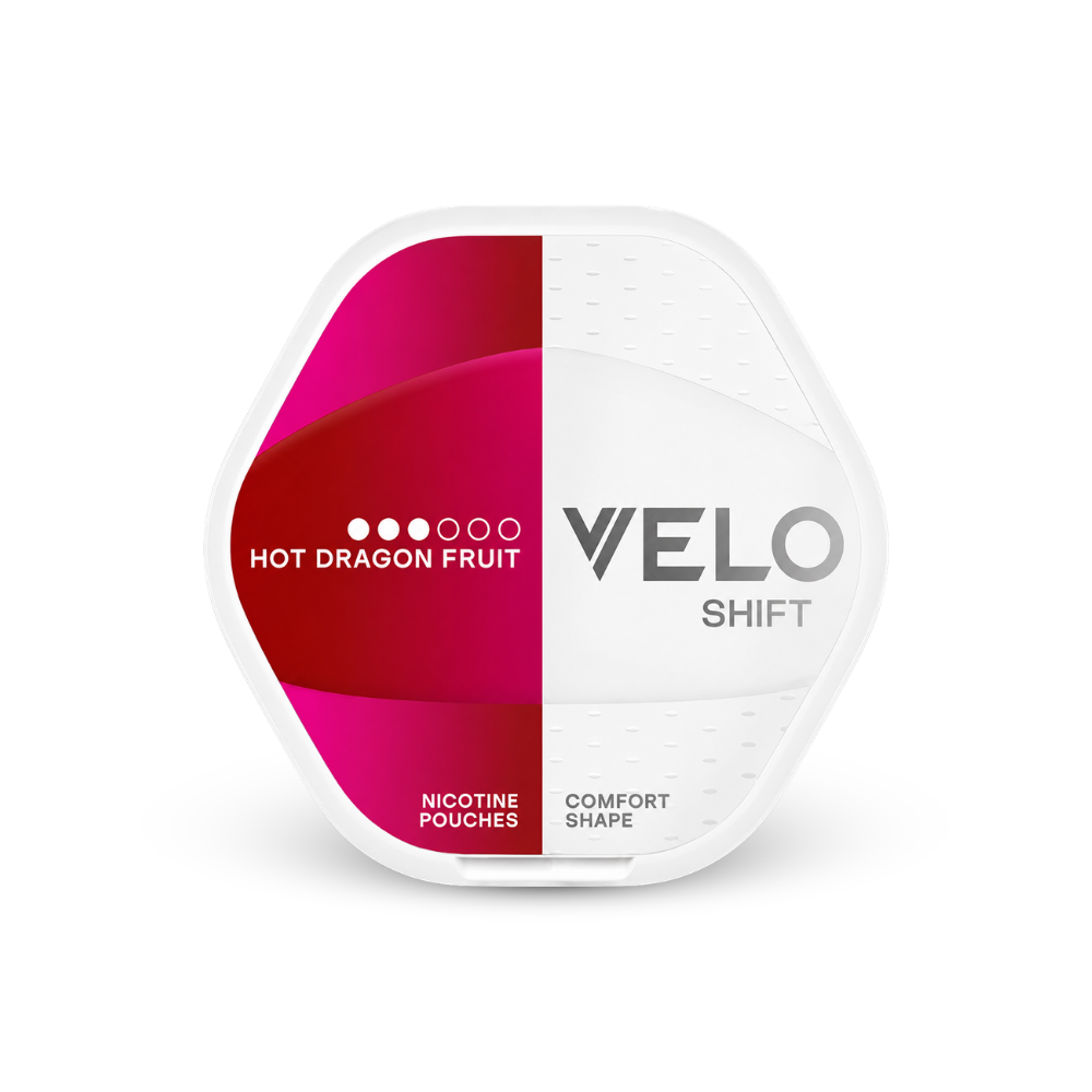 VELO Shift Hot Dragonfruit – lata de sachês de nicotina