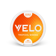 VELO Tropical Mango Zero – lata de saquinhos de nicotina