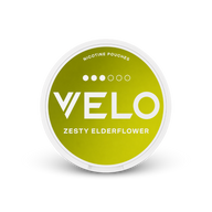 VELO Zesty Elderflower – lata de sachês de nicotina