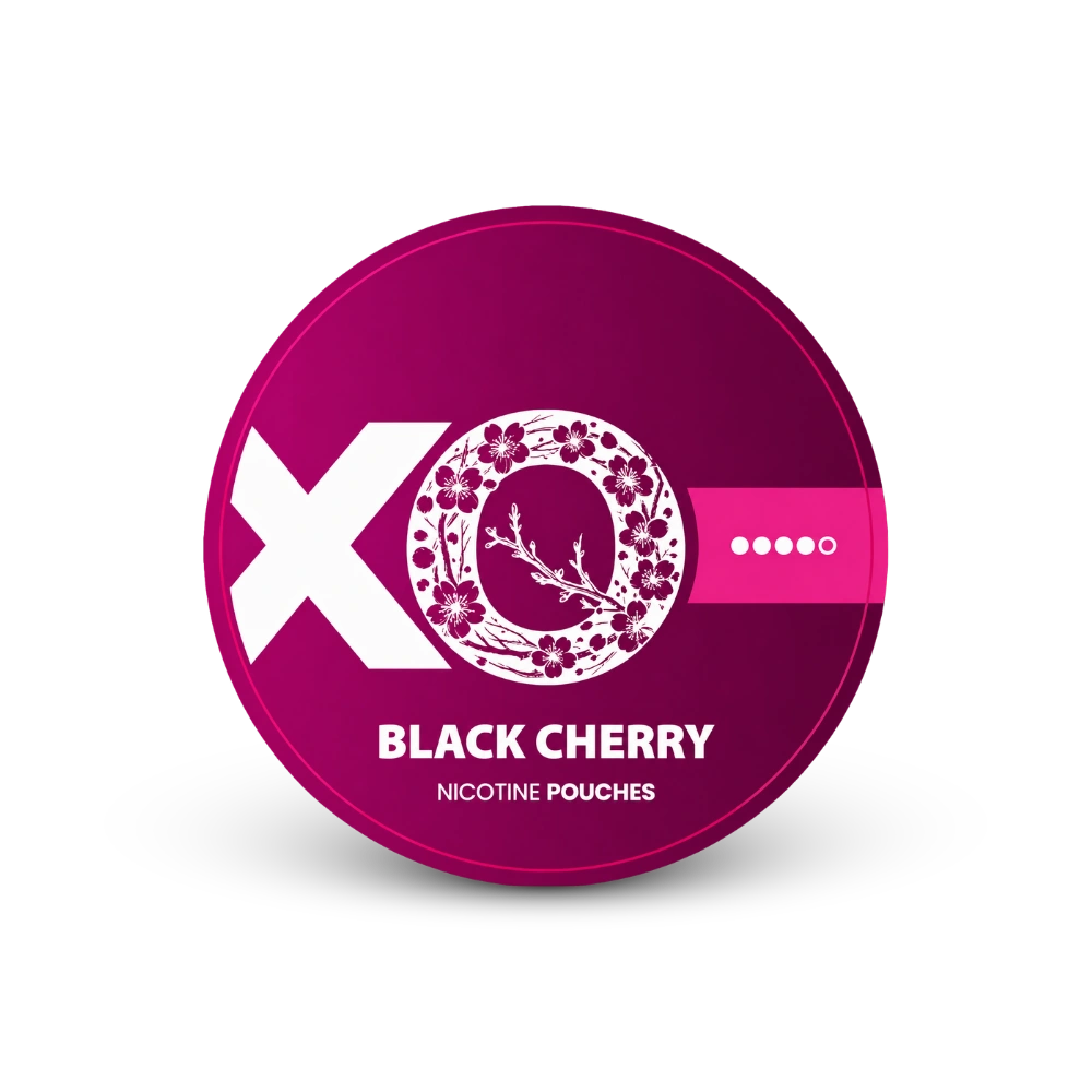 XO Black Cherry – lata de sachês de nicotina