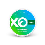XO Spearmint – lata de sachês de nicotina