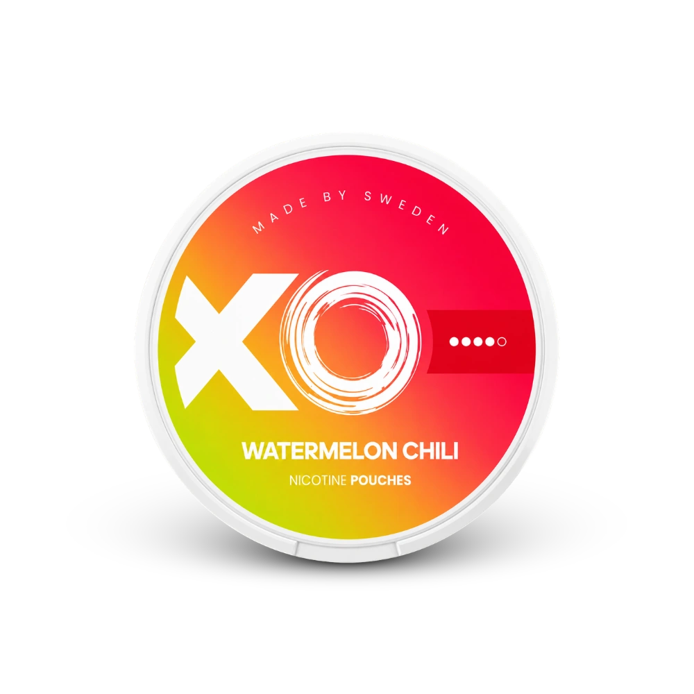 XO Watermelon Chili – lata de sachês de nicotina
