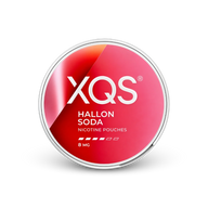XQS Hallonsoda Strong – lata de sachês de nicotina