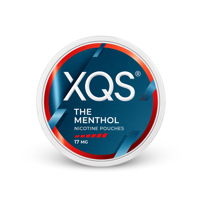 XQS The Menthol 17mg – lata de sachês de nicotina