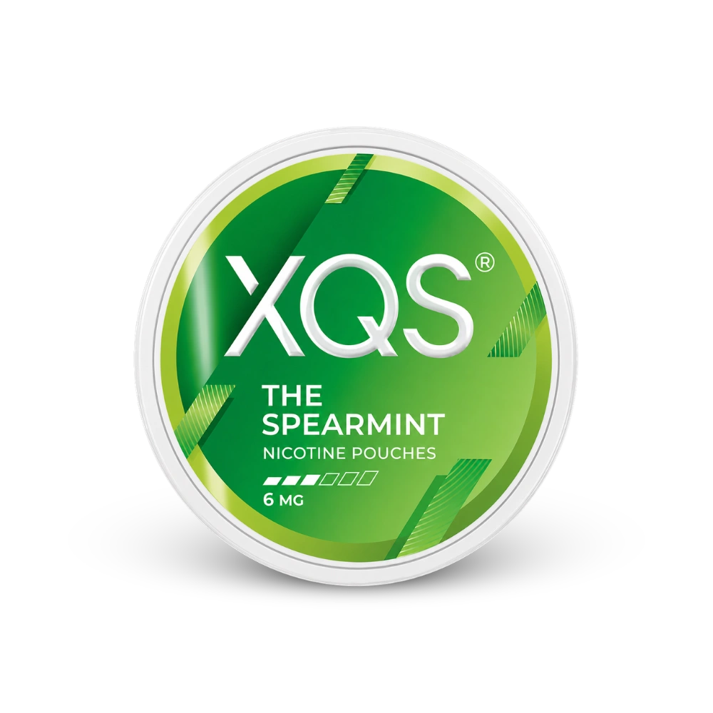 XQS The Spearmint 6mg – lata de saquinhos de nicotina