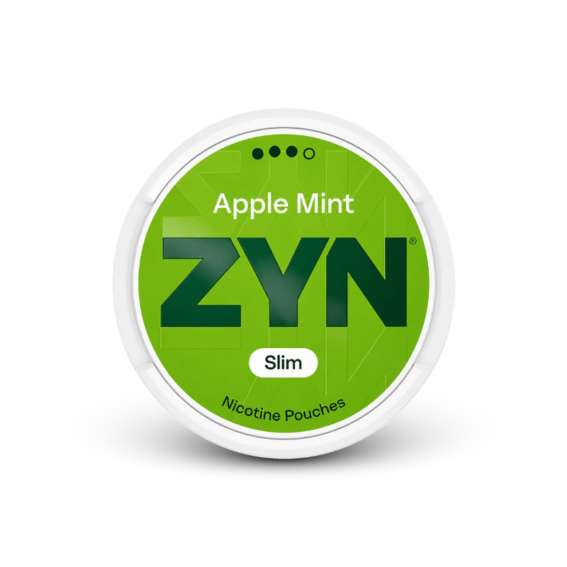 ZYN Apple Mint Slim S3 – lata de sachês de nicotina