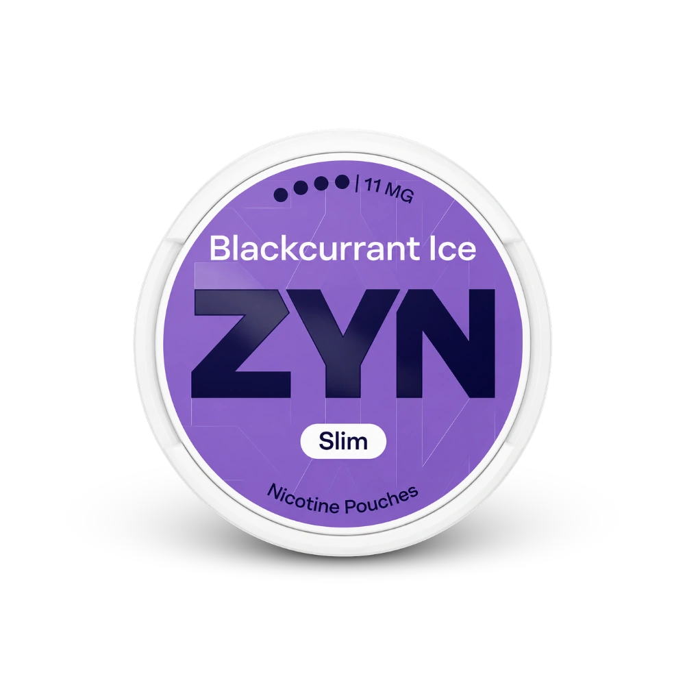ZYN Blackcurrant Ice Slim S4 – lata de sachês de nicotina