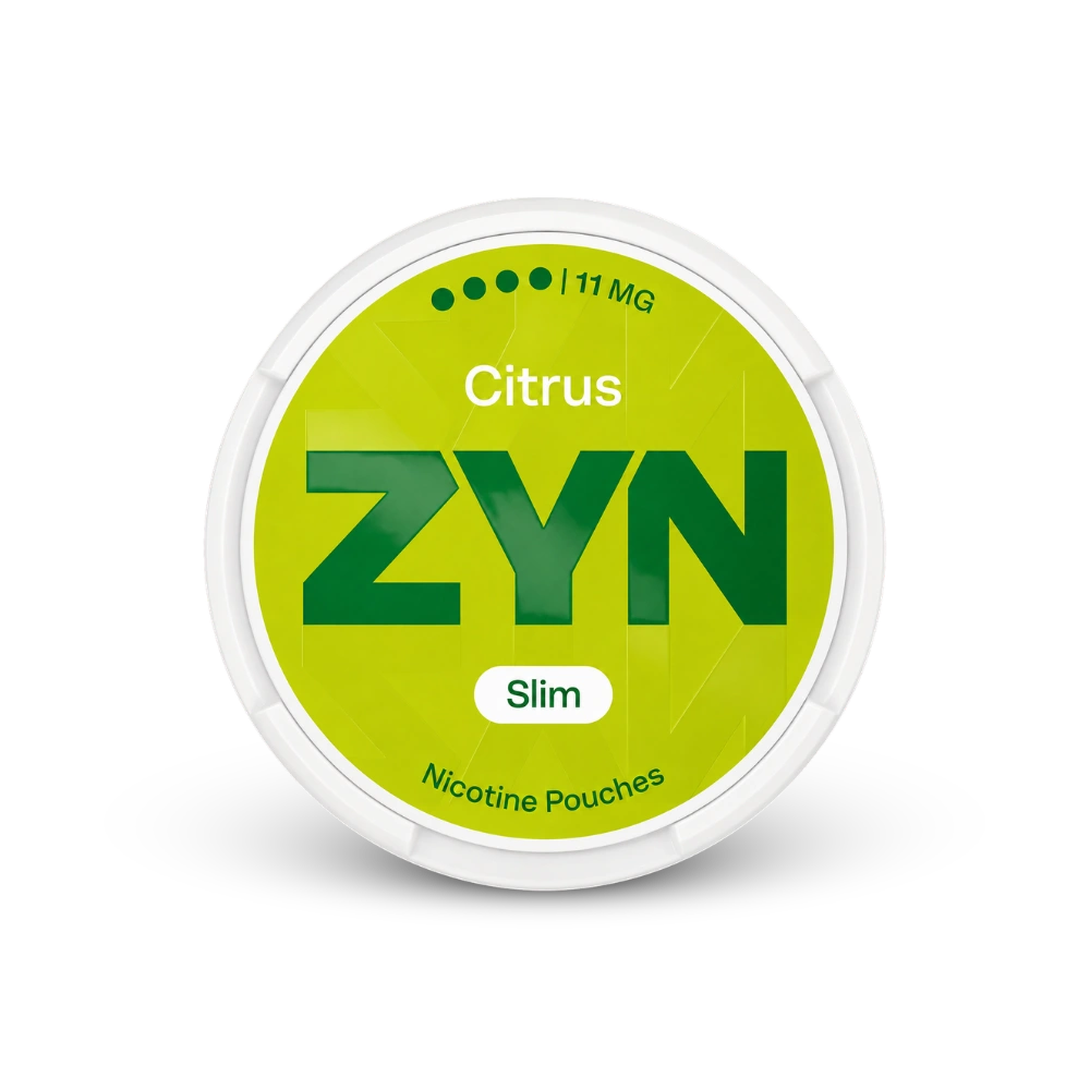 ZYN Citrus Slim S4 – lata de sachês de nicotina
