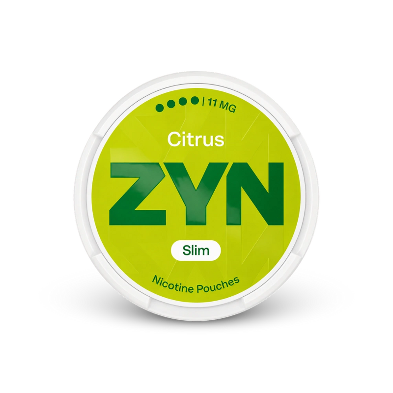 ZYN Citrus Slim S4 – lata de sachês de nicotina