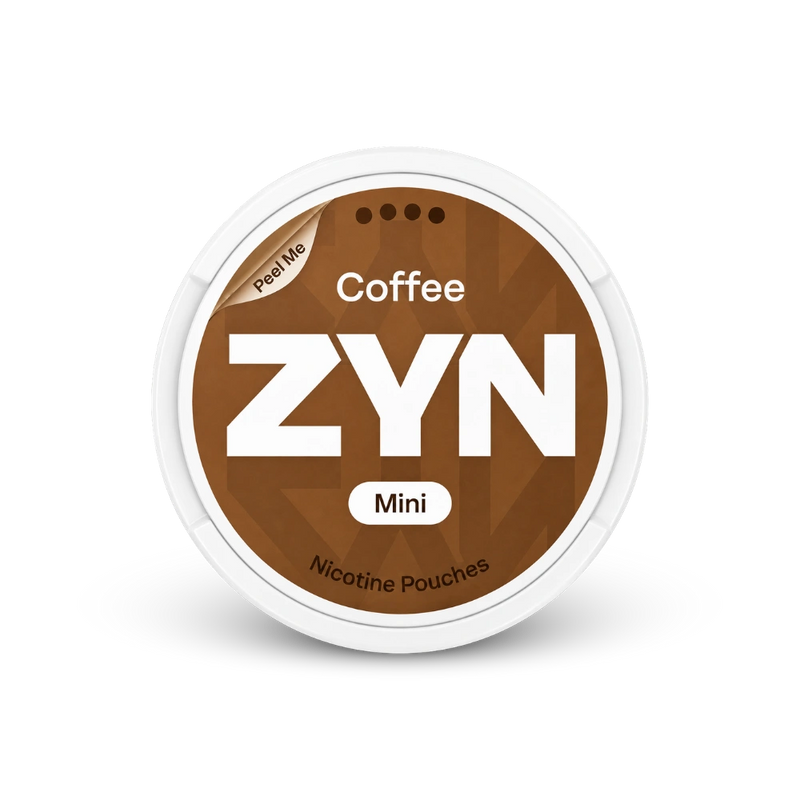 ZYN Coffee Mini S4 – lata de sachês de nicotina