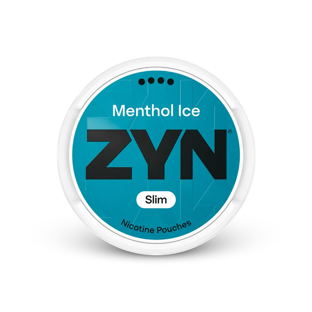 ZYN Menthol Ice Slim S4 – lata de sachês de nicotina
