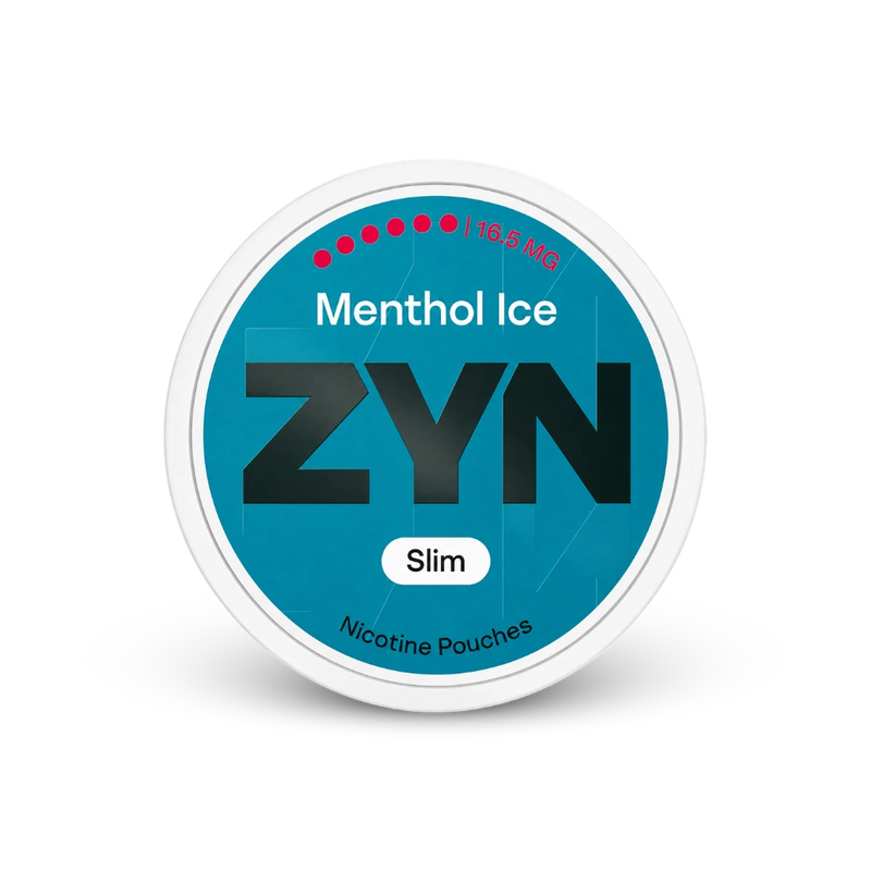 ZYN Menthol Ice Slim S6 – lata de sachês de nicotina