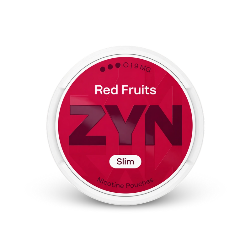 ZYN Red Fruits Slim S3 – lata de sachês de nicotina